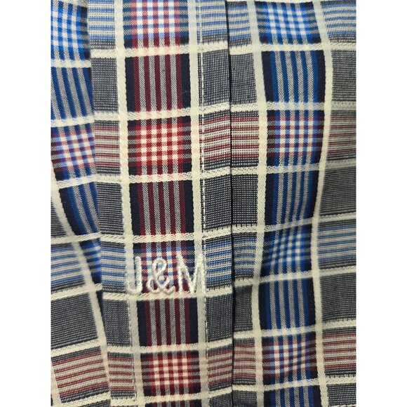 Johnston & Murphy Mens Tailored Fit Plaid Shirt XL - Picture 7 of 8